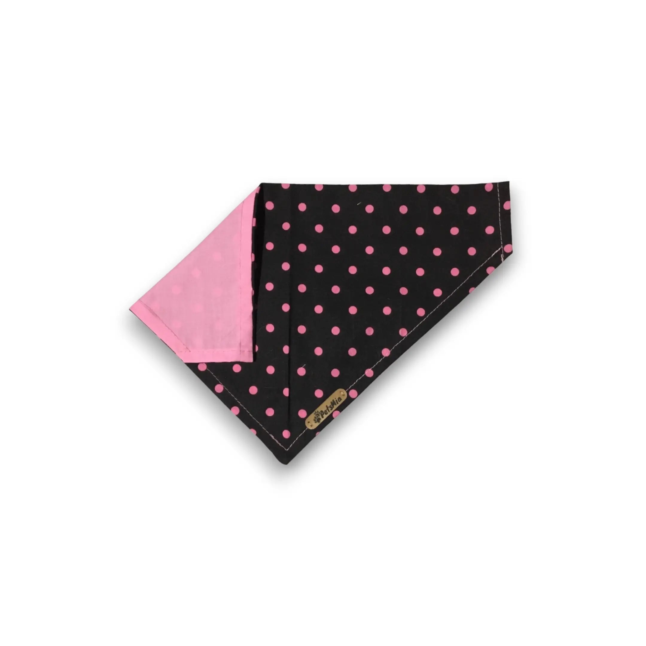 Bandana reversible ESTAMPADO - Puntos fucsia-camas-para-perros