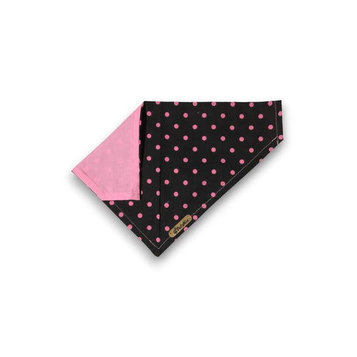 Bandana reversible ESTAMPADO - Puntos fucsia-camas-para-perros