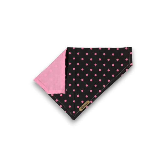 Bandana reversible ESTAMPADO - Puntos fucsia