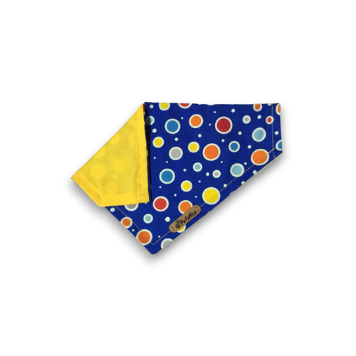 Bandana reversible ESTAMPADO - Puntos de colores-camas-para-perros